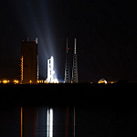 MUOS-3 Launch: Atlas V on the launchpad