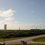 Jared: Atlas V / Morelos-3: Morelos-3 and Atlas V rolling out to the launchpad