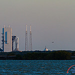Atlas V / GPS IIF-12: Sunrise over Space Launch Complex 41