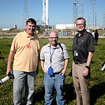 Falcon 9 / CRS-8 Launch: We Report Space team at Space Launch Complex 40