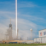 Falcon 9 / BulgariaSat-1 (Michael Seeley): BulgariaSat1 by SpaceX - Pad Streak