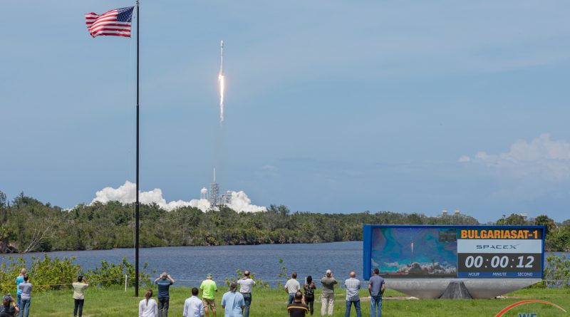 BulgariaSat-1 launches from KSC LC-39A.  Photo credit: Michael Seeley / We Report Space