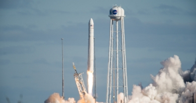 Antares lifts off from Wallops Island on Saturday, February 15, 2020, carrying Cygnus NG-13 to the International Space Station, along with more than 3,500kg of supplies and scientific experiments.  Photo credit: Contributor photo, no reuse permitted.