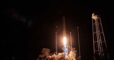 Northrop Grumman's Antares rocket and Cygnus spacecraft lift off from Launchpad 0A at the Mid-Atlantic Regional Spaceport in Virginia on October 2, 2020.  Photo credit: Jared Haworth / We Report Space