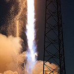 DSCOVR Launch: Falcon's Flame Tail