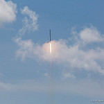 Jared: Falcon 9 CRS-7: SpaceX Falcon 9 in the clouds