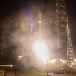 Jared: Atlas V / MUOS-4: Remote camera image of Atlas V Liftoff (Dawn's first remote)