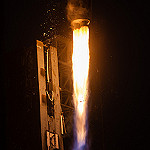 Jared: Atlas V / Orbital ATK Cygnus OA-4 CRS-4: Atlas V 401 Exhasut Flame