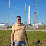 Falcon 9 / CRS-8 Launch: Bill setting his remote camera for CRS-8