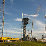 Boeing Crew Access Arm and White Room Lifted to SLC-41: BoeingCrewAccessArm-103