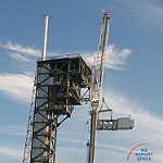 Boeing Crew Access Arm and White Room Lifted to SLC-41: BoeingCrewAccessArm-106