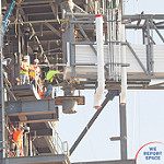 Boeing Crew Access Arm and White Room Lifted to SLC-41: BoeingCrewAccessArm-111