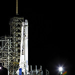 Falcon 9 / SpaceX CRS-10 (Jared Haworth): Falcon 9 atop Launch Complex 39A