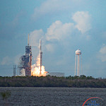 Falcon 9 / CRS-11 (Bill & Mary Ellen Jelen): Lift-off from NASA Causeway