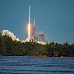 Falcon 9 / BulgariaSat-1 (Bill and Mary Ellen Jelen): Clears the Tower