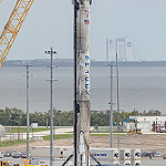 Falcon 9 / Bangabandhu-1 (Michael Seeley): Bangabandhu1 Block5 Falcon9 by SpaceX returns to port