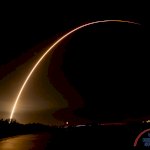 Falcon 9 / Nusantara Satu (Bill & Mary Ellen Jelen): First Stage Streak