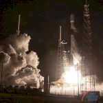 Falcon 9 / Nusantara Satu (Bill & Mary Ellen Jelen): Launch from Remote Camera