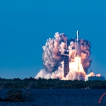 Falcon Heavy / ArabSat-6A (Bill and Mary Ellen Jelen): Lift Off