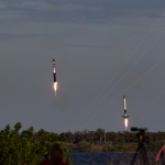 Falcon Heavy / ArabSat-6A (Bill and Mary Ellen Jelen): All Eyes On The Landing