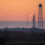 NG-13 Pre-launch (Andrew Albosta): Antares 230, Cygnus NG-13 - Sunrise on launch day