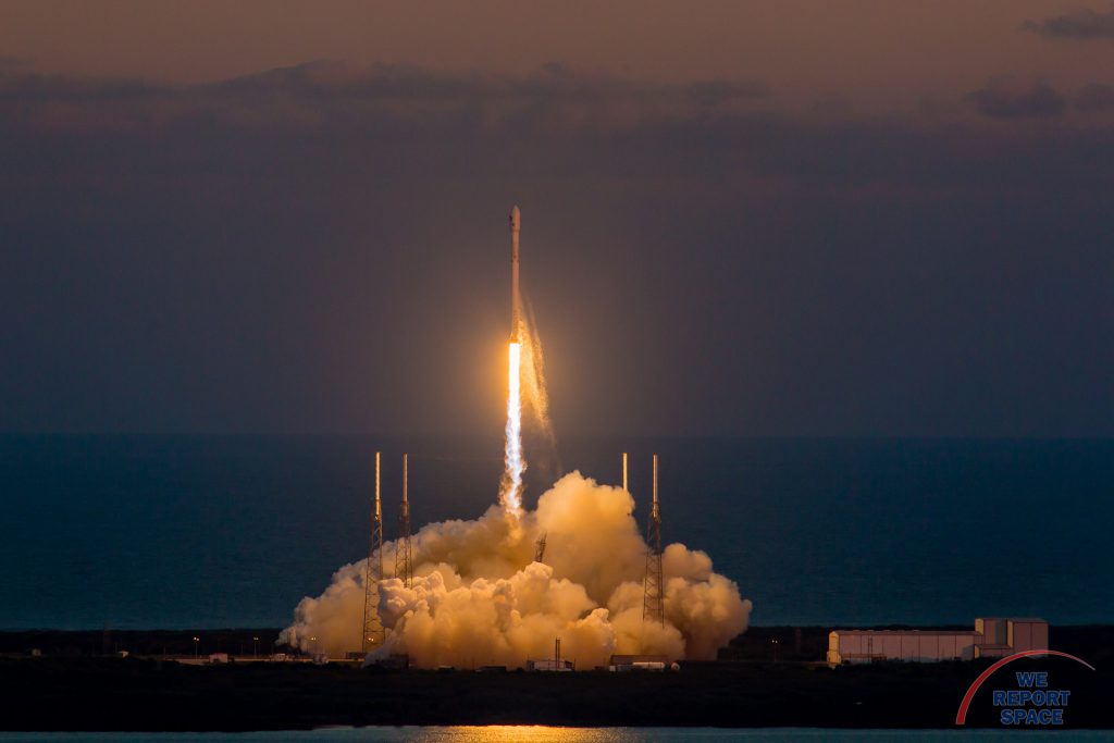 SpaceX Falcon 9 lifts off carrying DSCOVR to the Sun-Earth L1 point