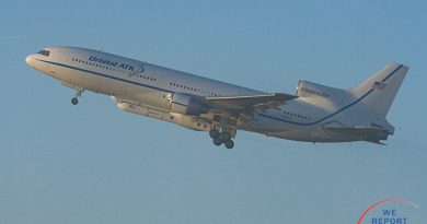 The L1011 Stargazer takes off from Cape Canaveral on Monday December 12, 2016.