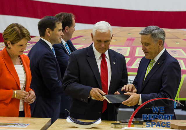 Pence compares heat shield material