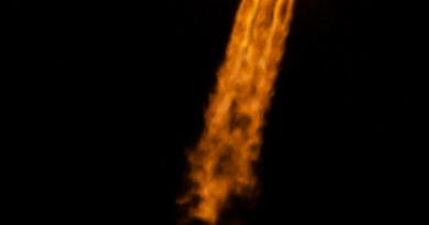 NASA's Parker Solar Probe, shortly after liftoff in August 2018.  Photo credit: Mary Ellen Jelen / We Report Space