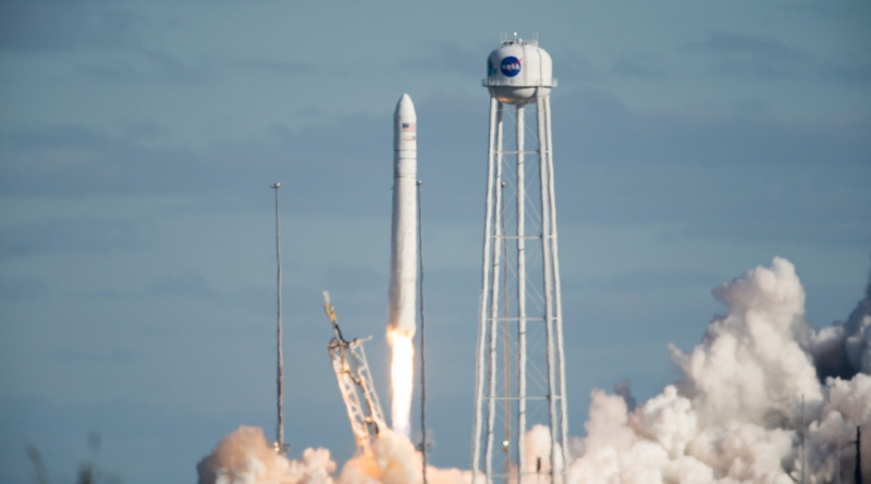 Antares lifts off from Wallops Island on Saturday, February 15, 2020, carrying Cygnus NG-13 to the International Space Station, along with more than 3,500kg of supplies and scientific experiments.  Photo credit: Contributor photo, no reuse permitted.