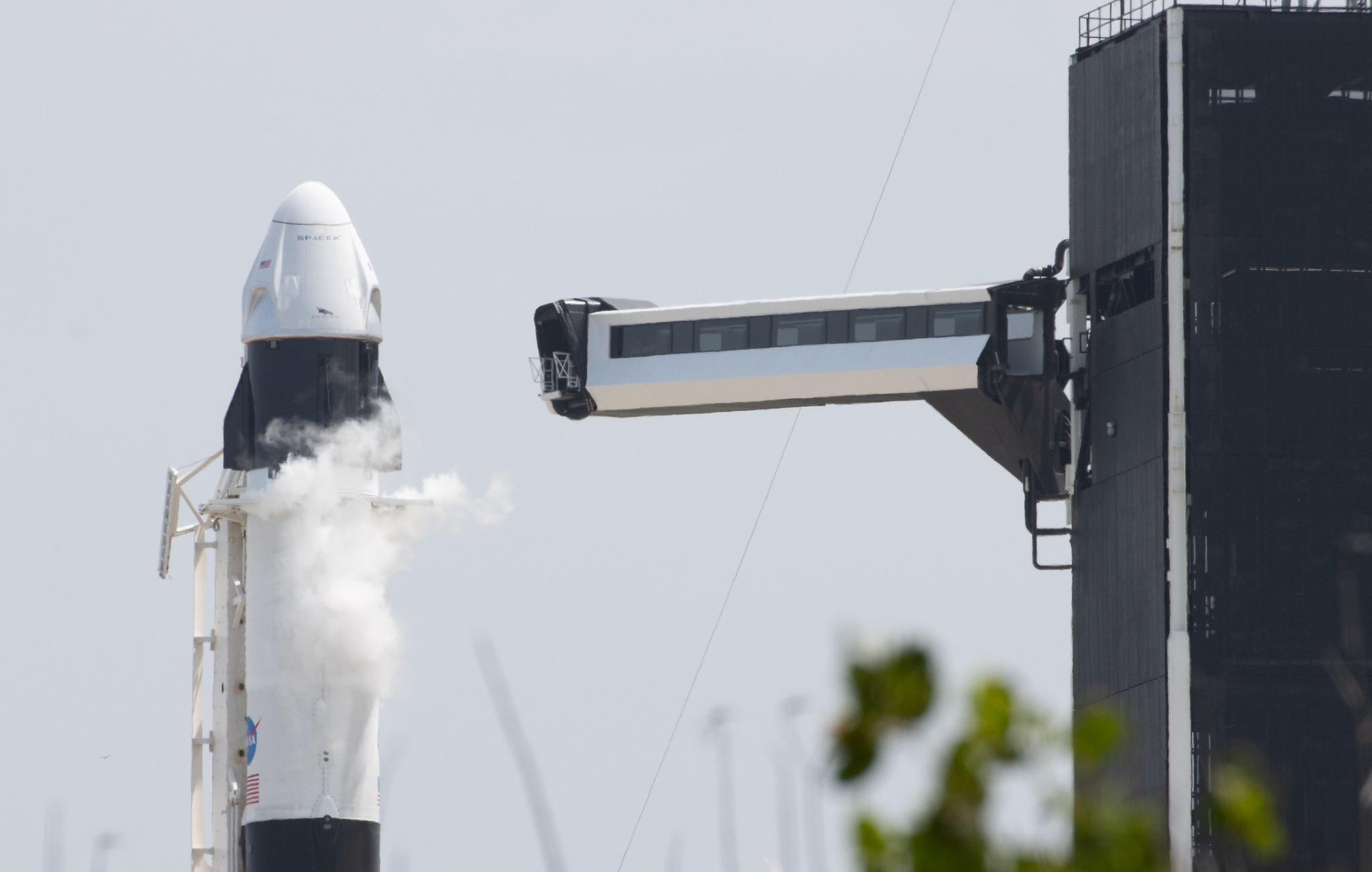 Hurley Velkrö Erste Launch Nasa Gewerblich Programm Spacex Drache Behnken 