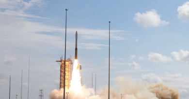 Northrop Grumman's Minotaur I rocket lifts a classified payload for the National Reconnaissance Office on June 15, 2021.  Photo credit: Jared Haworth / We Report Space