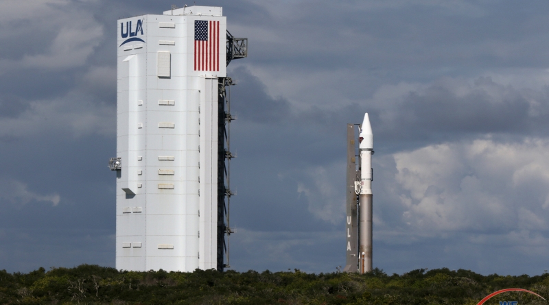 Lucy emerges from ULA's Vertical Integration Facility at Space Launch Complex 41, Cape Canaveral Space Force Station.  Photo credit: Michael Howard / We Report Space