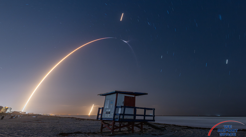 CRS-31 Streaks Thru The Night Sky